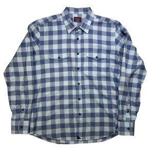 UNTUCKit Medium Men Plaid Cotton Shirt Men Work Outdoors